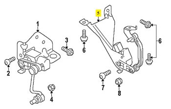 IMS GENUINE AUDI NEW REAR RIGHT LEVEL SENSOR 420941273F - AUDI R8 2006-2015