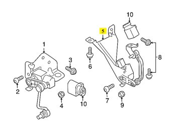 IMS GENUINE AUDI NEW REAR RIGHT LEVEL SENSOR 420941274F - AUDI R8 2006-2015