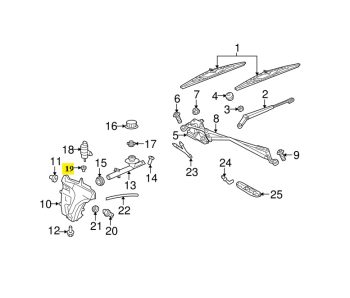 IMS GENUINE PORSCHE NEW SEAL WASHER PUMP 431955465B - PORSCHE BOXSTER 986, 987/ CARRERA 993, 996, 997/ CAYMAN 987, 981/ PANAMERA 970 1994-2016