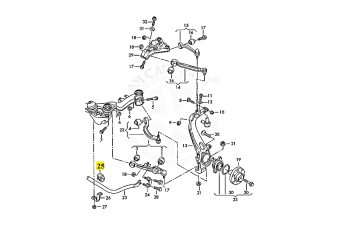 IMS GENUINE AUDI NEW FRONT ANTI ROLL BAR BUSH 4D0411327J - AUDI A4/ A6/ R8/ RS4/ S4/ S6 2004-2015