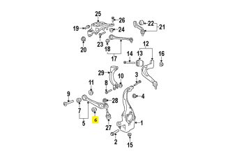 IMS GENUINE AUDI NEW OUTER LOWER ARM BUSH 4E0407181B - AUDI A4/ A5/ Q5/ RS7/ S4/ S5 2007-PRESENT
