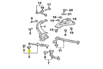 IMS GENUINE AUDI NEW RUBB MOUNT 4E0407181D - AUDI A4 B8/ A5 CONVERTIBLE, SPORTBACK/ A6 C7/ A7 SPORTBACK/ A8 D4/ Q5 B8 2007-2018