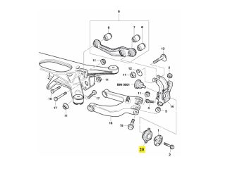 IMS GENUINE BENTLEY NEW REAR WHEEL DOUBLE ANGLED BALL BEARING 4E0407625F - BENTLEY CONTINENTAL GT/ CONTINENTAL GTC 2003-2011