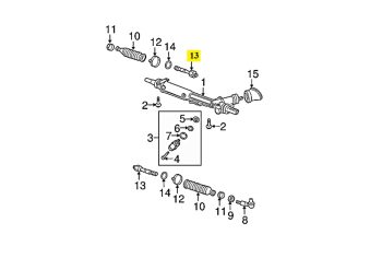 IMS GENUINE AUDI NEW INNER TIE ROD 4E0419821A - AUDI A8/ S8 2002-2010