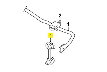 IMS GENUINE AUDI NEW SWAY BAR LINKS 4E0505465G - AUDI A8/ S8 2002-2010