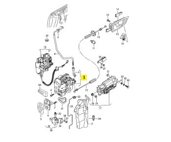 IMS GENUINE AUDI NEW REAR LEFT DOOR LOCK 4E0839015H - AUDI A8 2002-2019