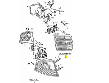 IMS GENUINE AUDI NEW LEFT TAIL LAMP 4E0945093G - AUDI A8 D3 2002-2009