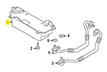 IMS GENUINE AUDI NEW TRANSMISSION COOLER 4G0317021AF - AUDI S6 2010-2018