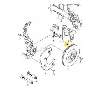 IMS GENUINE AUDI NEW FRONT BRAKE PAD 4G0698151B - AUDI A6, A7