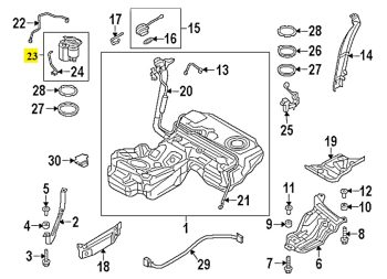 IMS GENUINE AUDI NEW FUEL PUMP 4G0919051K - AUDI A6/ A7/ S6/ S7 2010-PRESENT