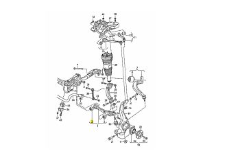 IMS GENUINE AUDI NEW INNER RUBBER MOUNTING 4H0407182C - AUDI A8/ S8 2011-2017