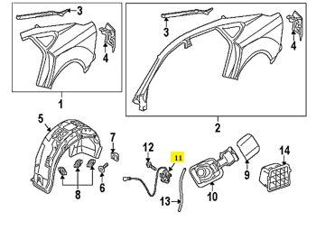 IMS GENUINE AUDI NEW ACTUATOR FUEL FLAP 4L0862153D - AUDI A6/ A7/ Q3/ Q7/ RS5/ S6/S7 2010-PRESENT