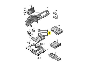 IMS GENUINE AUDI NEW OPERATING UNIT FOR MMI 4L0919610H77 - AUDI Q7 4L 2005-2015