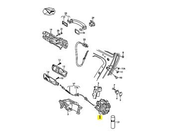 IMS GENUINE VOLKSWAGEN NEW REAR RIGHT DOOR LOCK 5N0839016G - VOLKSWAGEN PASSAT CC/ TIGUAN 5N 2005-2017
