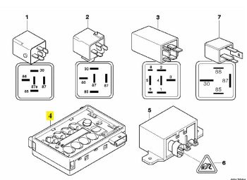 IMS GENUINE BMW NEW RAIN SENSOR 61359120309 - BMW 5 SERIES E60, E61 LCI/ 6 SERIES E63, E64 LCI/ 7 SERIES E66, E67 2000-2010