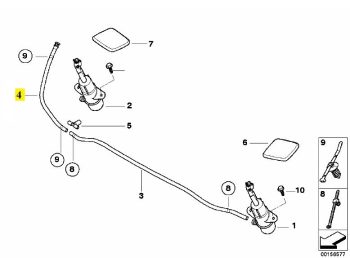 IMS GENUINE BMW NEW WASHER HOSE 61667267805 - BMW X6 E71 2007-2014