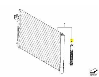 IMS GENUINE BMW NEW RECEIVE DRIER 64539127927 - BMW X5 E70, E70 LCI, F15/ X6 E71, F16 2006-2018