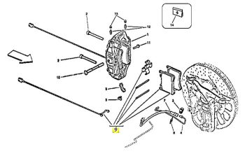 IMS GENUINE FERRARI NEW FRONT BRAKE PAD CCM 70001668 - FERRARI 458 2009-2015