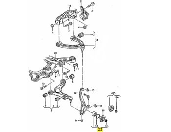 IMS GENUINE AUDI NEW FRONT REAR LEFT RIGHT WHEEL BEARING 7L0498287 - AUDI Q7 2005-2015