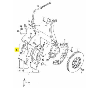 IMS GENUINE AUDI NEW REAR BRAKE PAD 7L0698151R - AUDI Q7