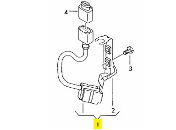 IMS GENUINE AUDI NEW LEFT ACCELERATION SENSOR 7L0907673D - AUDI Q7 2005-2015