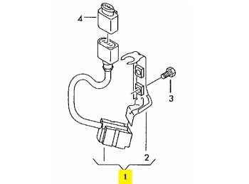 IMS GENUINE AUDI NEW RIGHT ACCELERATION SENSOR 7L0907674C - AUDI Q7 2005-2015