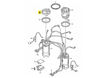 IMS GENUINE AUDI NEW DIESEL PUMP FLANGE 7L8919679J - AUDI Q7 2005-2015