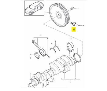 IMS GENUINE PORSCHE NEW TIMING SENSOR INDUCTIVE TRANSMITTER 7PP905381A - PORSCHE BOXSTER 981, 982/ CAYENNE 958/ CAYMAN 981, 982/ PANAMERA 970 2009-PRESENT