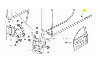 IMS GENUINE BENTLEY NEW CLIP 8E0837485 - BENTLEY CONTINENTAL FLYING SPUR 2005-2012