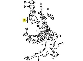 IMS GENUINE AUDI NEW FUEL PUMP 8E0919051CN - AUDI A4/ RS4/ S4 2004-2009