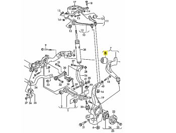 IMS GENUINE AUDI NEW BUSH 8K0407183A - AUDI A4/ A5/ Q5/ S4/ S5 2007-2017