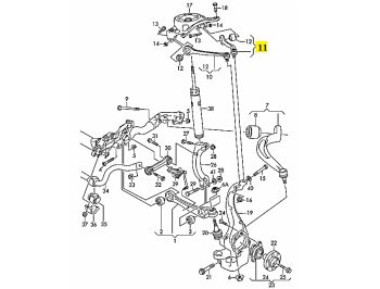 IMS GENUINE AUDI NEW REAR LEFT GUIDE 8K0407509N - AUDI A4/ A5/ Q5/ RS5/ S4/ S5 2007-2017