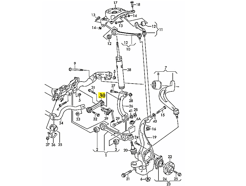 IMS GENUINE AUDI NEW COUPLING ROD 8K0411317D - AUDI A4/ A5/ A6/ A7/ Q5/ RS5/ S4/ S5 2007-2018