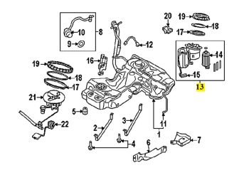 IMS GENUINE AUDI NEW FUEL PUMP 8K0919051G - AUDI A4/ A5/ RS5/ S4/ S5 2007-2016