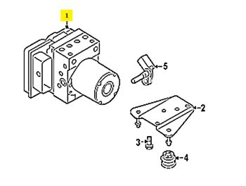 IMS GENUINE AUDI NEW ABS CONTROL UNIT 8R0614517T - AUDI Q5 2008-2017