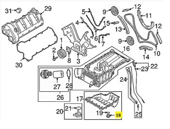 IMS GENUINE PORSCHE NEW SCREW PLUG 90021902031 - PORSCHE BOXSTER 986, 987/ CAYENNE 955/ CAYMAN 987 2.5/2.7/3.2/3.4/4.5L 1996-2012