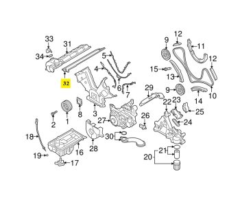 IMS GENUINE PORSCHE NEW VALVE COVER GASKET 94810593103 - PORSCHE CAYENNE 955 2002-2007