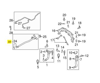 IMS GENUINE PORSCHE NEW ENGINE COOLING WATER TUBE 94810606921 - PORSCHE CAYENNE 958/ PANAMERA 970 2009-PRESENT