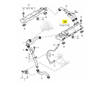 IMS GENUINE PORSCHE NEW ENGINE OIL SEPARATOR 94810723602 - PORSCHE CAYENNE 957 2008-2010