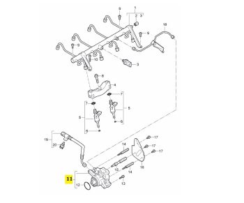 IMS GENUINE PORSCHE NEW FUEL HIGH PRESSURE PUMP 94811031507- PORSCHE CAYENNE 957 2008-2010