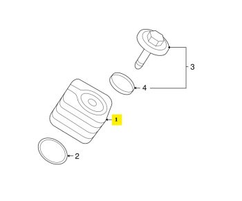 IMS GENUINE PORSCHE NEW ENGINE OIL COOLER 95510702103 - PORSCHE CAYENNE 955, 957, 958 2002-PRESENT