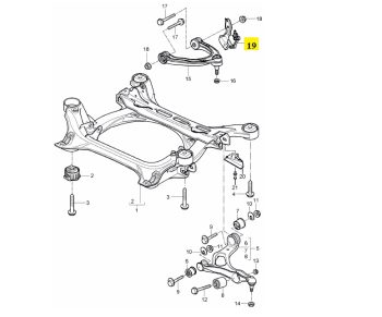IMS GENUINE PORSCHE NEW FRONT RIGHT SELF LEVELING SENSOR 95534107621 - PORSCHE CAYENNE 955 2002-2007
