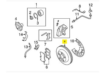 IMS GENUINE PORSCHE NEW FRONT BRAKE DISC 95535140161 - PORSCHE CAYENNE 955 2002-2007