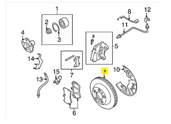 IMS GENUINE PORSCHE NEW FRONT RIGHT LEFT BRAKE DISC 95535140251 - PORSCHE CAYENNE 955, 958 2002-PRESENT
