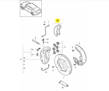 IMS GENUINE PORSCHE NEW FRONT BRAKE PAD 95535193963 - PORSCHE CAYENNE 955 E2,PANAMERA 970 4.8L V8 2002-2016