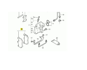 IMS GENUINE PORSCHE NEW REAR BRAKE PAD 95535293906 - PORSCHE CAYENNE 955,955 E2 2002-2010
