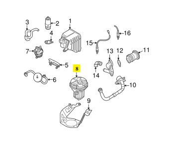 IMS GENUINE PORSCHE NEW SECONDARY PUMP 95560560101 - PORSCHE CAYENNE 955 2002-2007