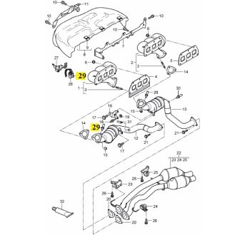 IMS GENUINE PORSCHE NEW OXYGEN SENSOR 95560612830 - PORSCHE CAYENNE 957 2008-2010