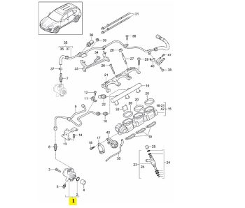 IMS GENUINE PORSCHE NEW HIGH PRESSURE PUMP 9A111031572  00004330144 - PORSCHE CARRERA 911 2012-PRESENT