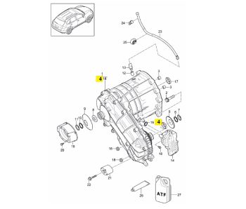 IMS GENUINE PORSCHE NEW RADIAL SHAFT SEAL 95834119910 - PORSCHE CAYENNE 958 2011-PRESENT